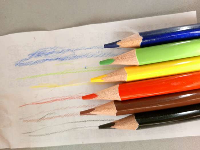 Фотография покупателя товара Цветные карандаши 6 цветов "Школа Творчества", трёхгранные
