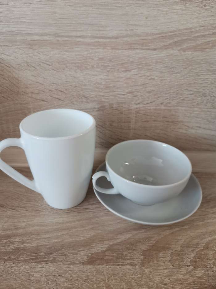 Фотография покупателя товара Чайная пара фарфоровая «Рубин», 220 мл, чашка d=10,2 см, блюдце d=14 см