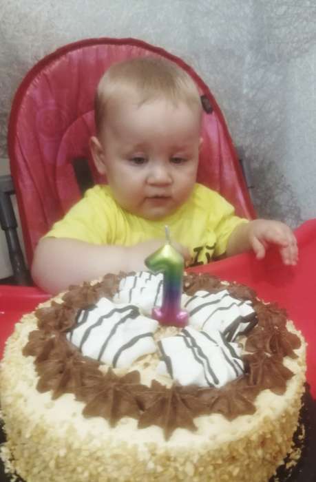 Фотография покупателя товара Свеча в торт на день рождения «Конфетти», цифра "0" , ГИГАНТ, 9 см - Фото 25