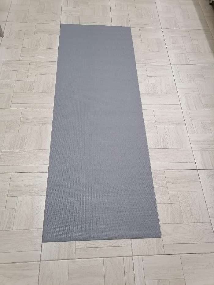 Фотография покупателя товара Коврик для йоги Sangh, 173х61х0,3 см, цвет серый - Фото 12