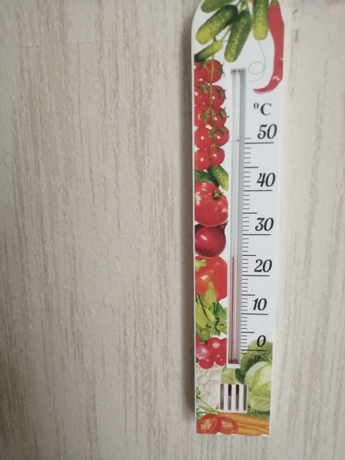 Фотография покупателя товара Термометр комнатный для измерения температуры "Стиль" в блистере, микс - Фото 1