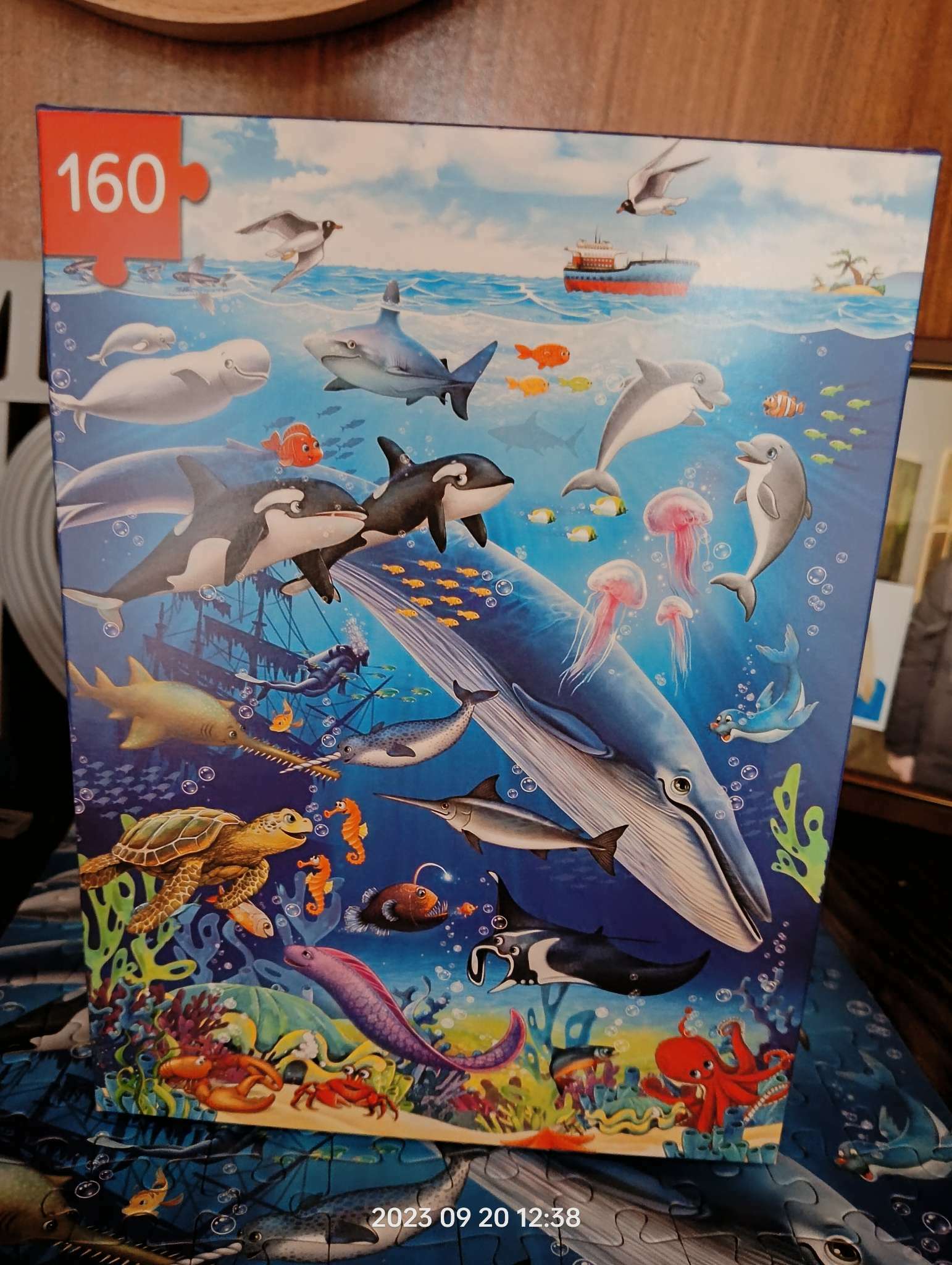 Фотография покупателя товара Пазл детский «На глубине», 160 элементов - Фото 9