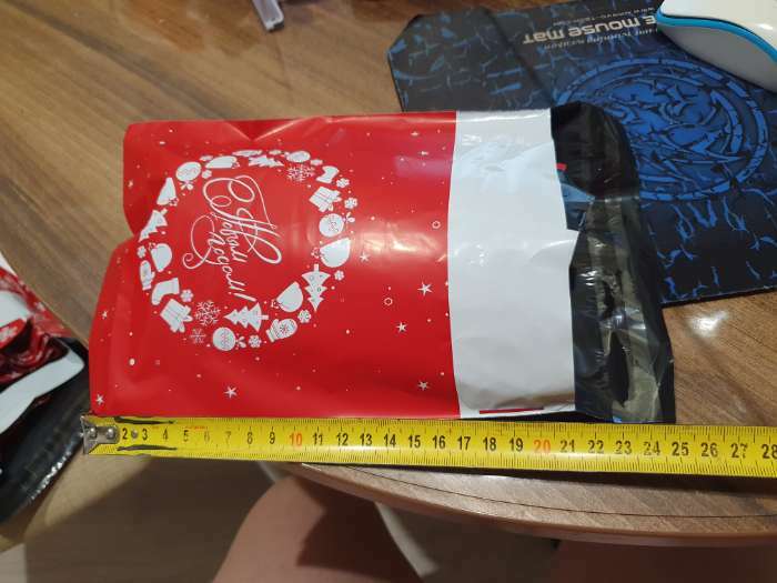 Фотография покупателя товара Курьерский пакет с клеевым клапаном, "С Новым годом", 17 х 26 см, набор 50 шт - Фото 4