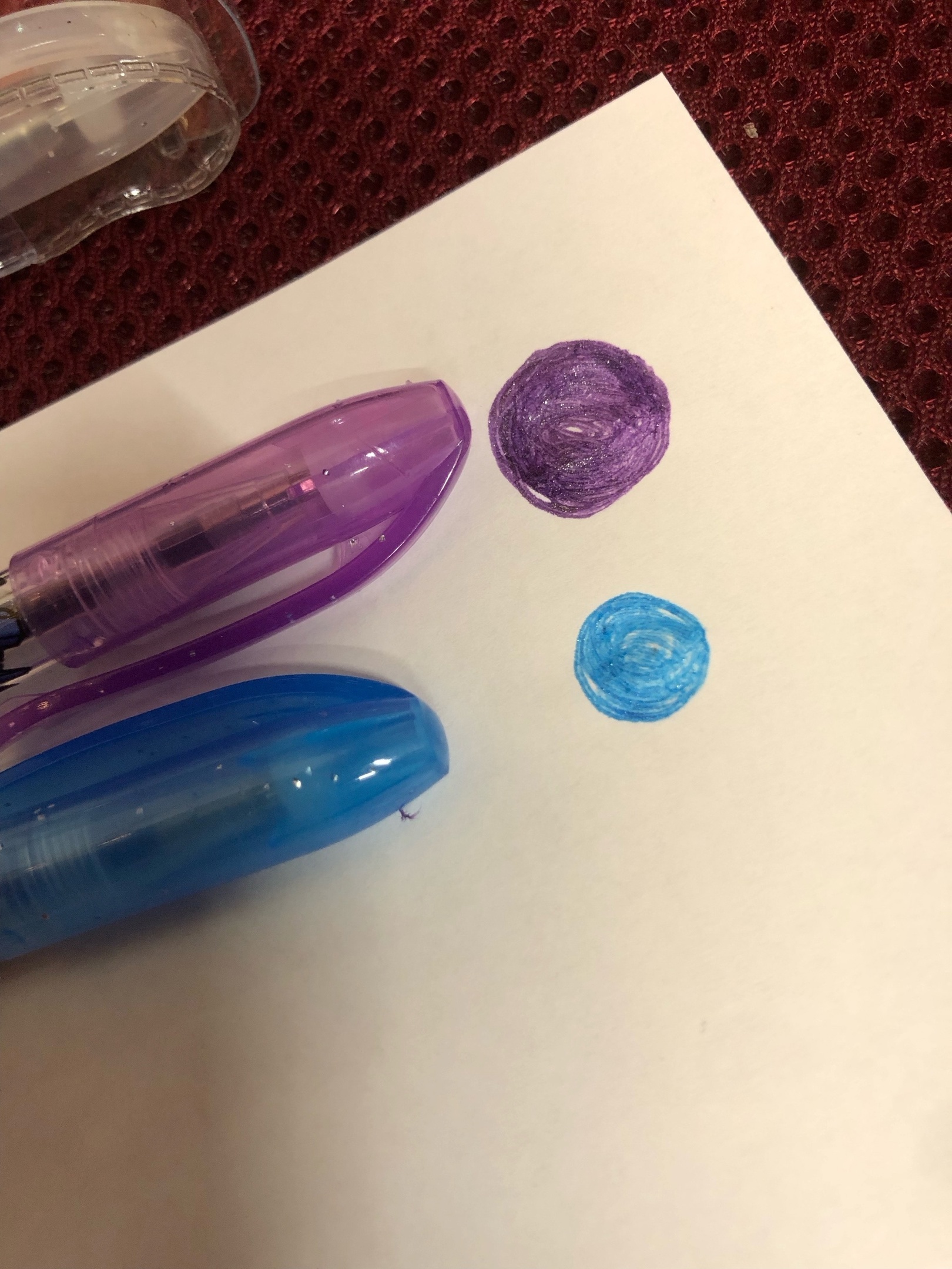 Фотография покупателя товара Ручка шариковая с блестками, 6 цветов, Трансформеры - Фото 4