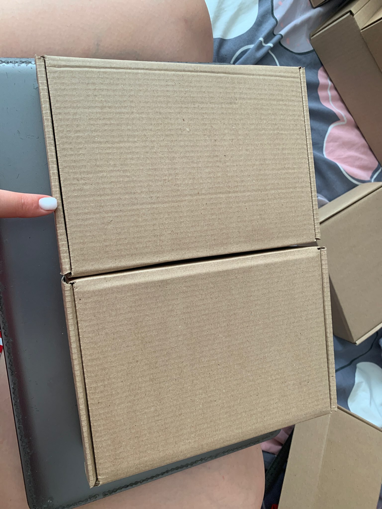 Фотография покупателя товара Коробка самосборная, бурая, 21 х 15 х 5 см