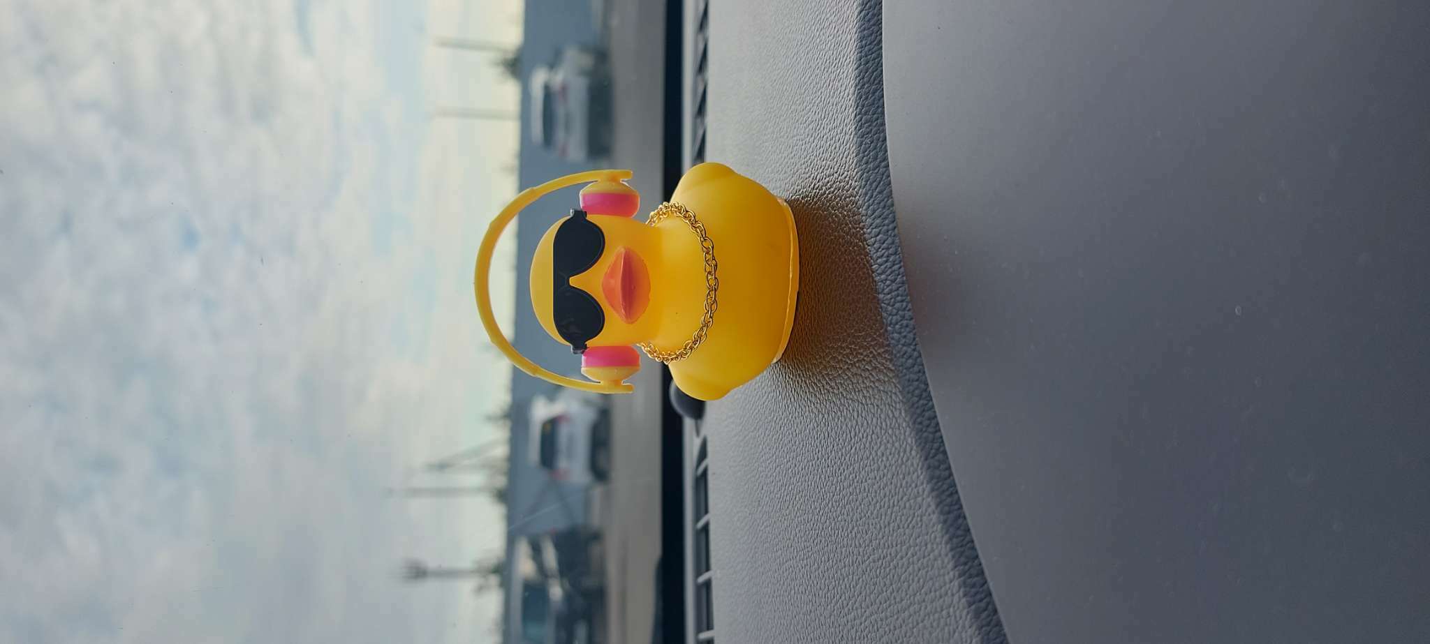 Фотография покупателя товара Утка с наушниками, цвет жёлтый, в очках