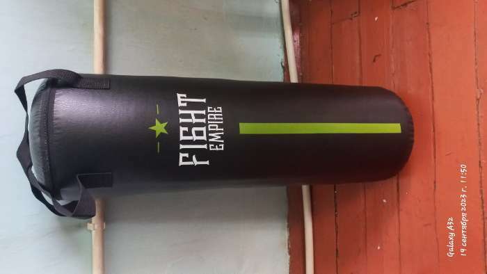 Фотография покупателя товара Боксёрский мешок FIGHT EMPIRE, вес 15 кг, на ленте ременной - Фото 1