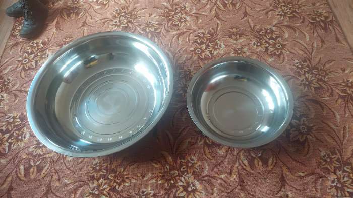 Фотография покупателя товара Таз из нержавеющей стали «Греттель», 14 л, 46×12.6 см - Фото 1