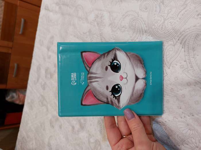 Фотография покупателя товара Обложка на ветеринарный паспорт «Котята», ПВХ - Фото 1