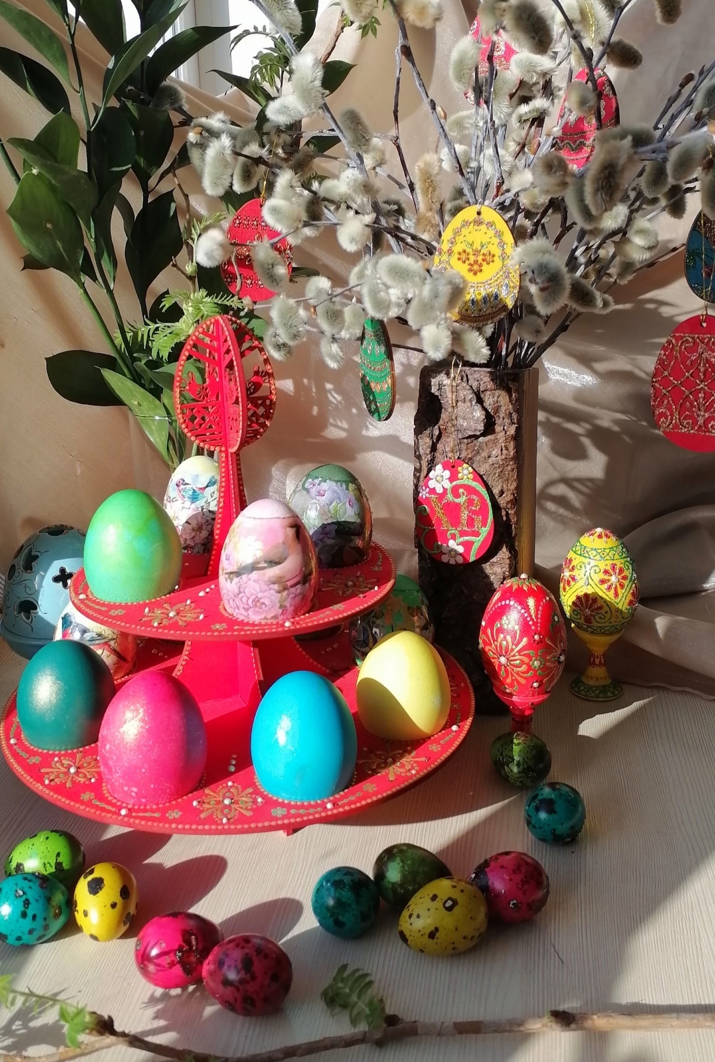 Фотография покупателя товара Подставка для яиц пасхальная, 9 ячеек, 22×22×29 см - Фото 21