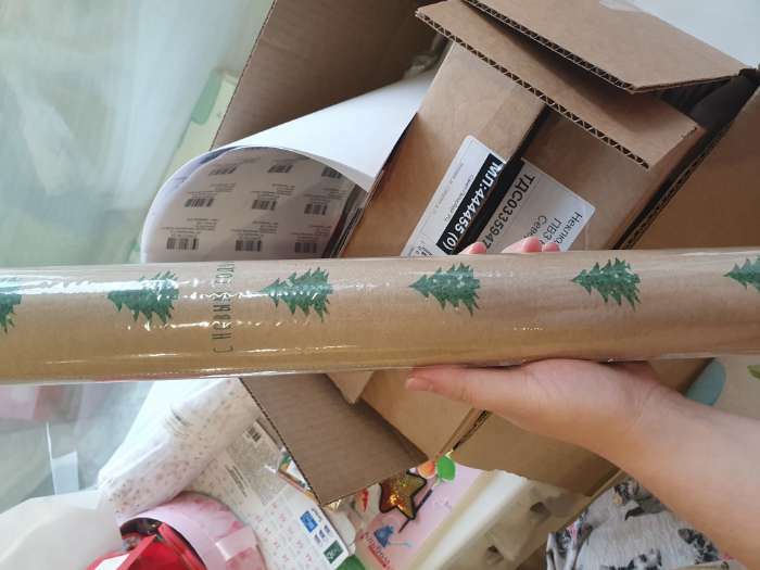 Фотография покупателя товара Бумага упаковочная крафтовая «Зимняя сказка», 50×70 см - Фото 10