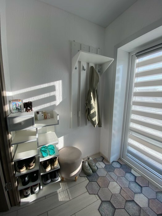 Фотография покупателя товара Обувница, этажерка для обуви «КарлСон24» Scandi, 35 х 50 х 110 см, цвет белый