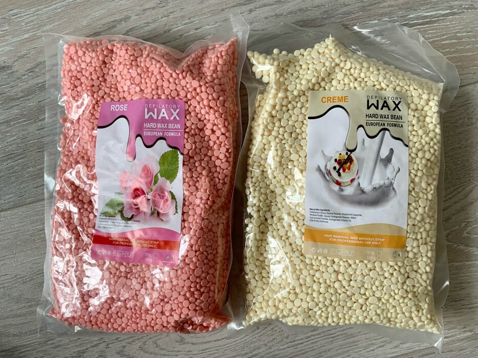 Фотография покупателя товара Воск плёночный для депиляции в гранулах JessNail «Банан», 500 г - Фото 1