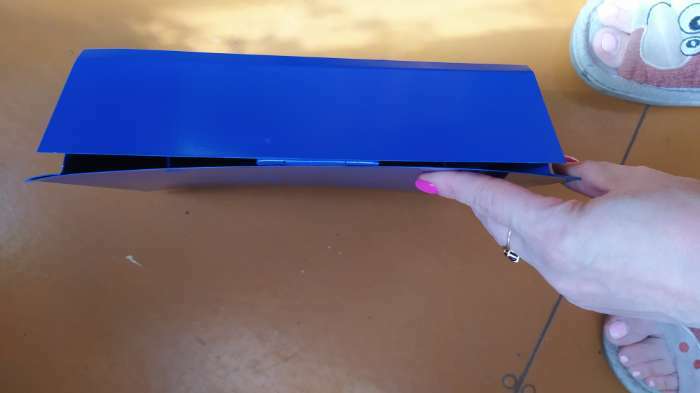 Фотография покупателя товара Ящик почтовый без замка (с петлёй), горизонтальный «Письмо», синий - Фото 1