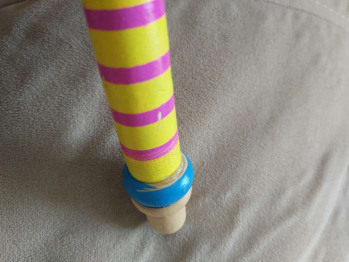 Фотография покупателя товара Музыкальная игрушка «Дудочка на веревочке», высокая, цвета МИКС - Фото 9