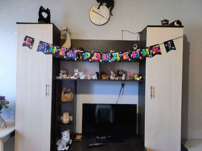 Фотография покупателя товара Гирлянда на ленте «С Днём рождения», 3д, длина 215 см - Фото 1