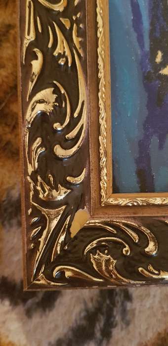 Фотография покупателя товара Рама для картин (зеркал) 40 х 50 х 4 см, дерево "Версаль", золотая - Фото 26