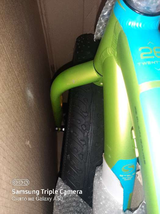 Фотография покупателя товара Велосипед 26" Stels Aggressor D, V010, цвет салатовый, размер 18" - Фото 1