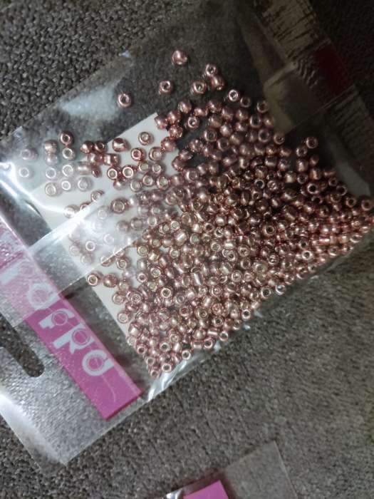 Фотография покупателя товара Бисер "Zlatka" 08/0, 3 мм, 10 г 0562 медный - Фото 1