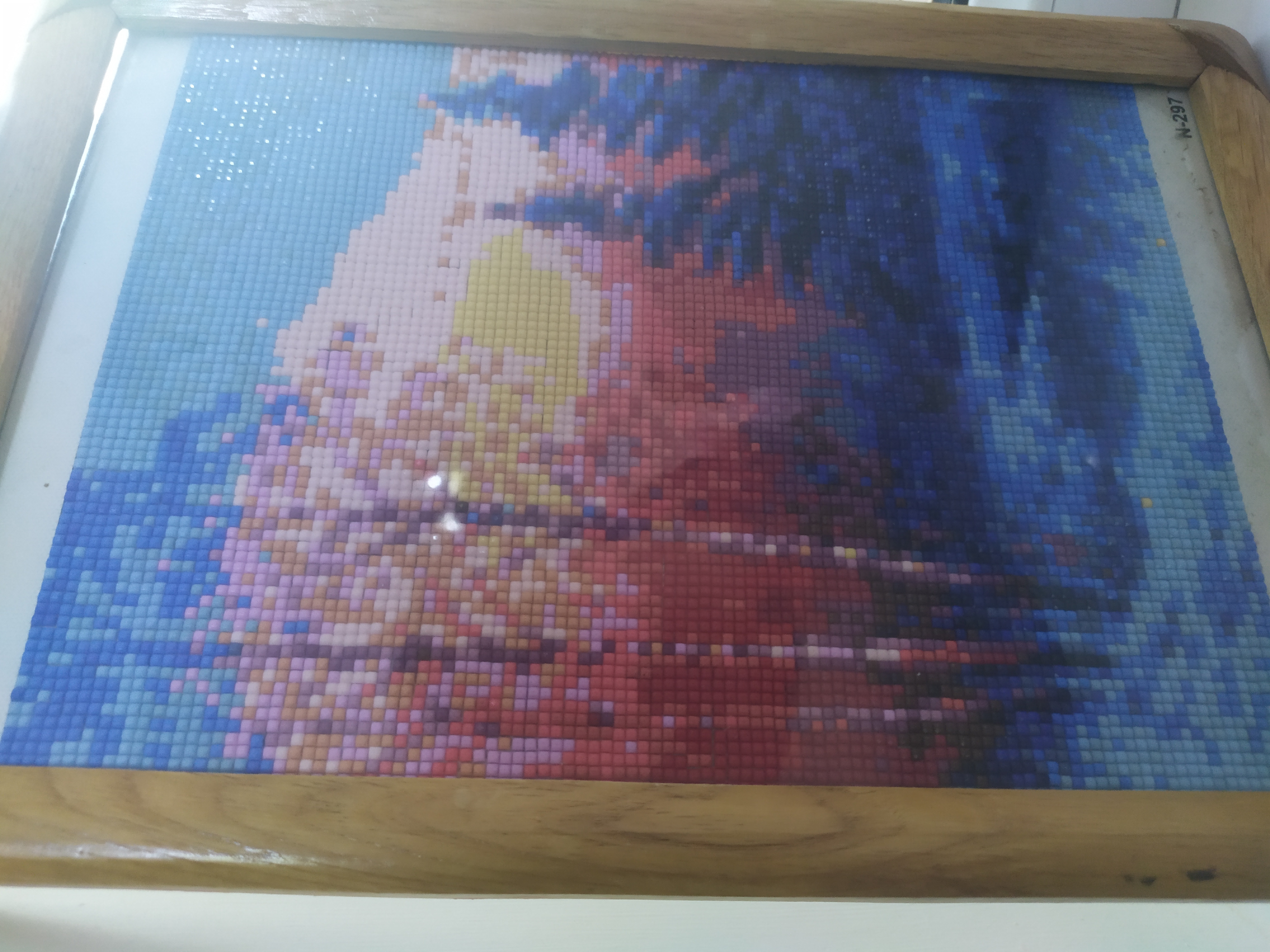 Фотография покупателя товара Алмазная мозаика «Закат в зимнем лесу», 24 цвета, без рамки