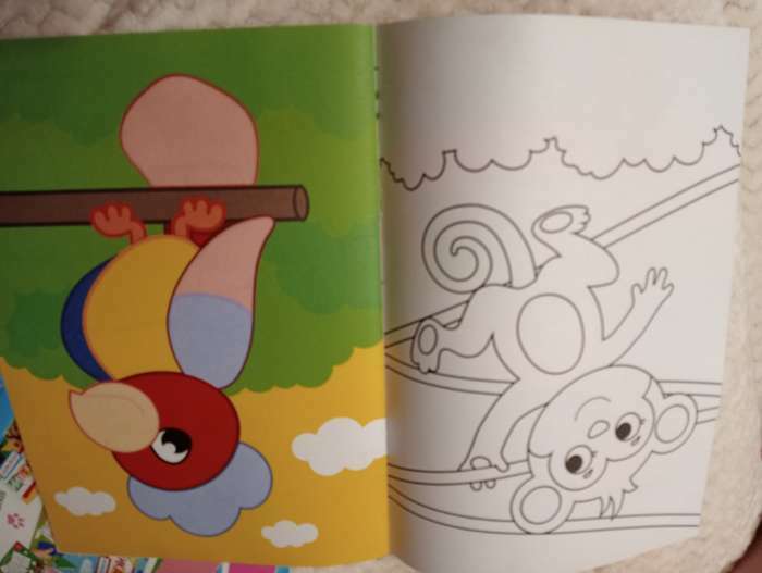 Фотография покупателя товара Аппликация для малышей «Весёлые животные», 20 стр., формат А4 - Фото 1