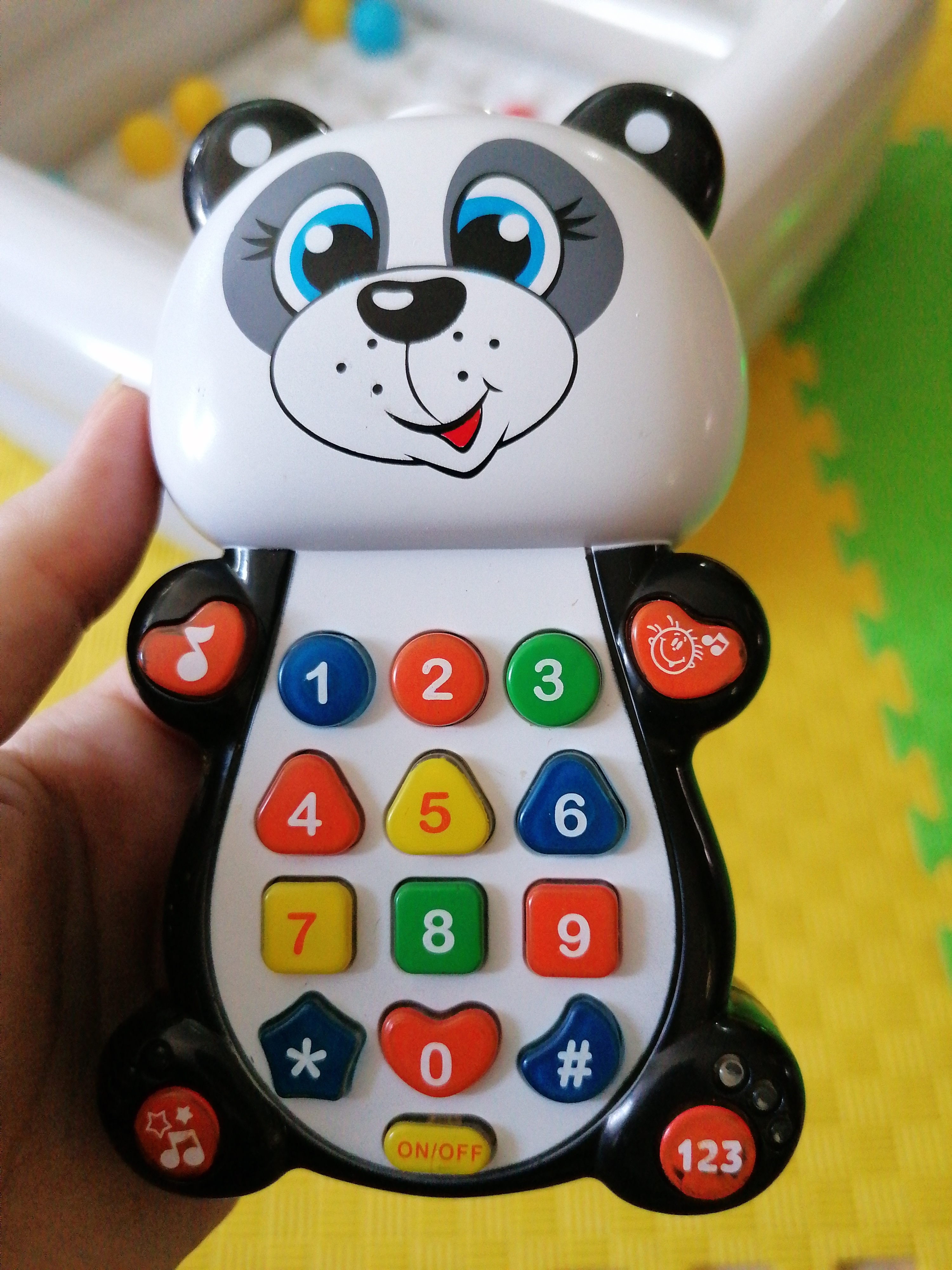 Фотография покупателя товара Игрушка музыкальная обучающая «Панда», с проектором, работает от батареек - Фото 9
