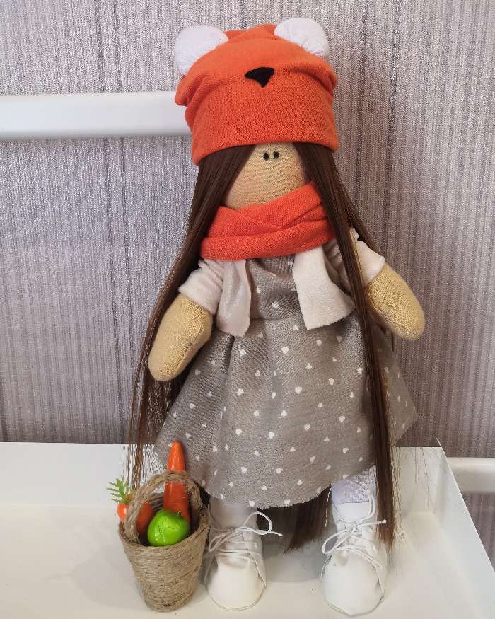 Фотография покупателя товара Набор для шитья. Интерьерная кукла «Алиса», 30 см - Фото 4