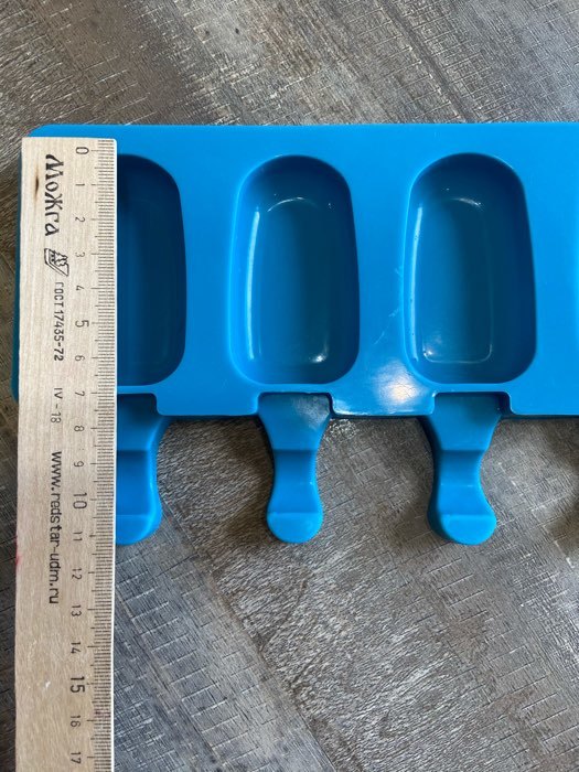 Фотография покупателя товара Форма для мороженого Доляна «Эскимо малое», силикон, 21,5×12,5×2 см, 4 ячейки (6,9×3,8 см), цвет МИКС - Фото 35