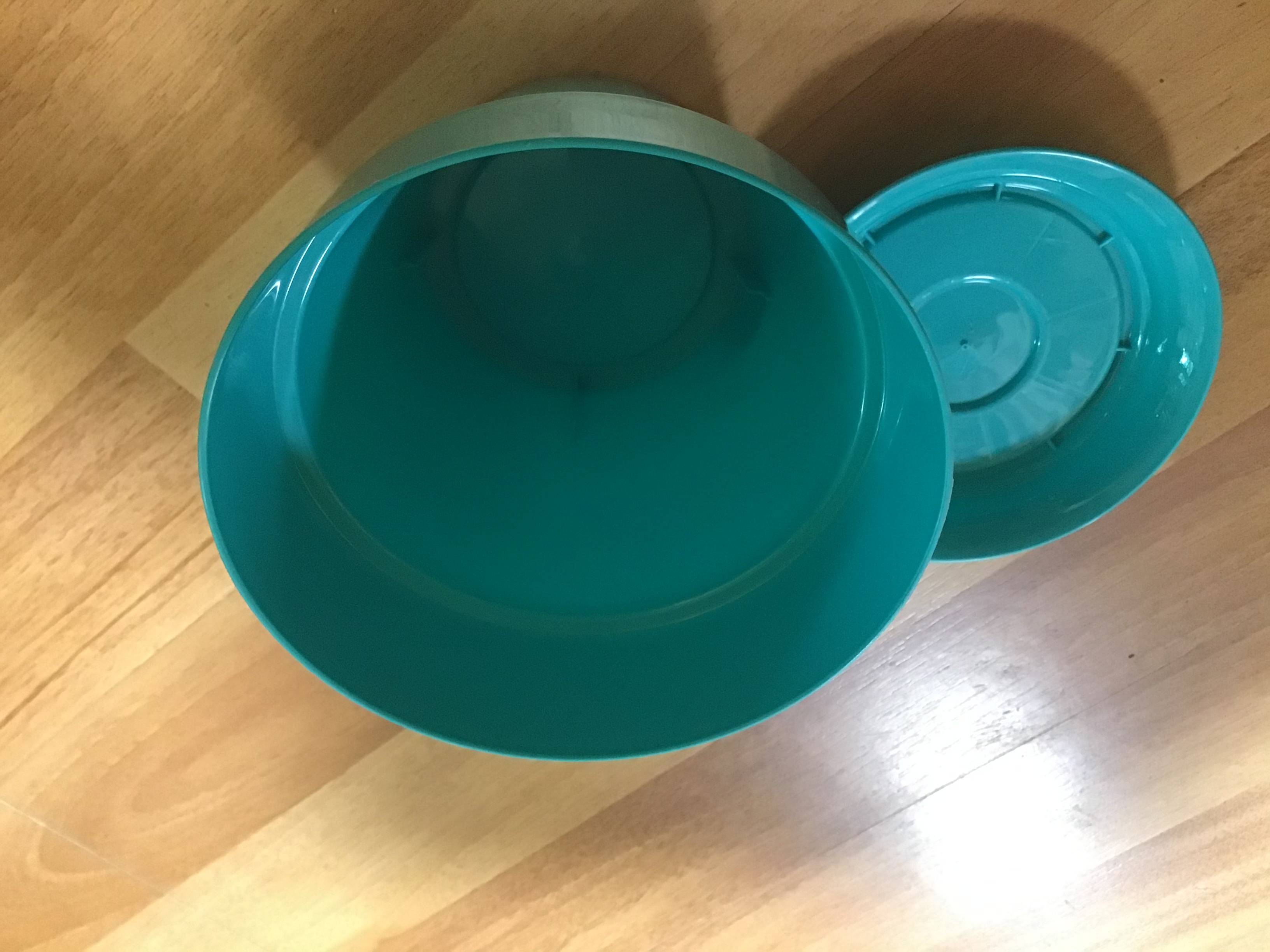 Фотография покупателя товара Пластиковый горшок с поддоном «Протея», цвет бирюзовый - Фото 3