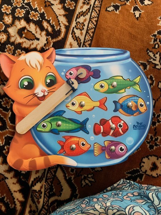Фотография покупателя товара Магнитная рыбалка «Кот», головоломка
