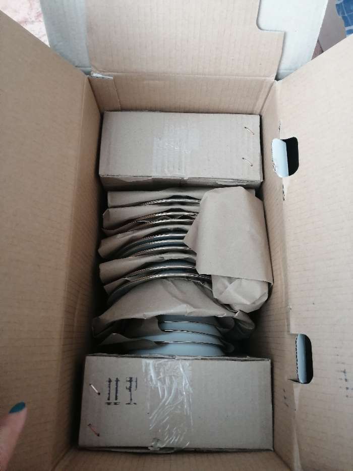 Фотография покупателя товара Сервиз столовый фарфоровый «Голубка. Классик», 36 предметов, 2 вида тарелок, деколь и отводка люстром - Фото 5