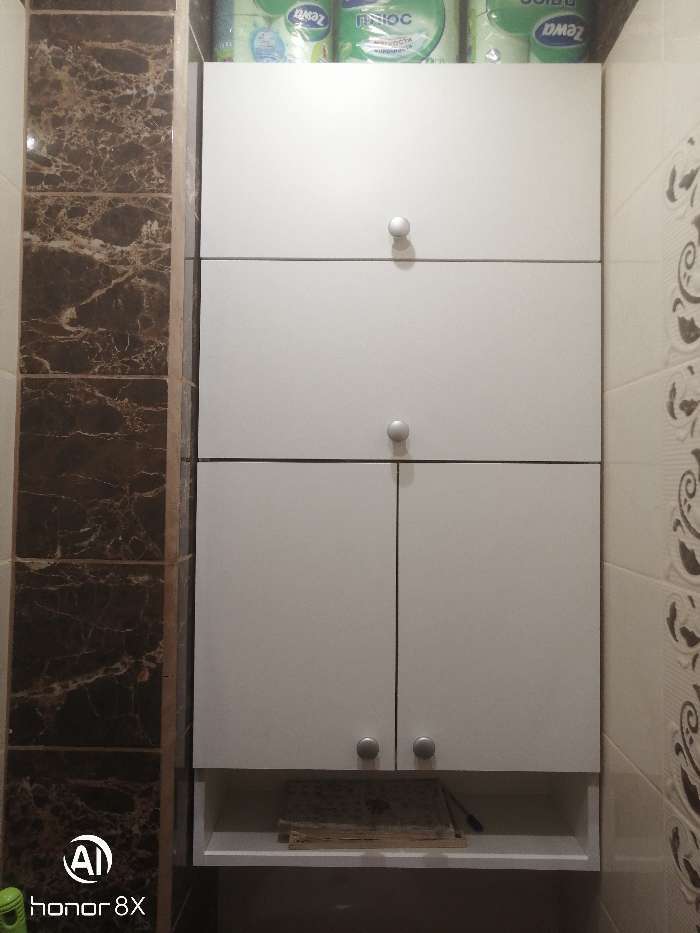 Фотография покупателя товара Шкаф подвесной для ванной комнаты,  60 х 24 х 120 см - Фото 32