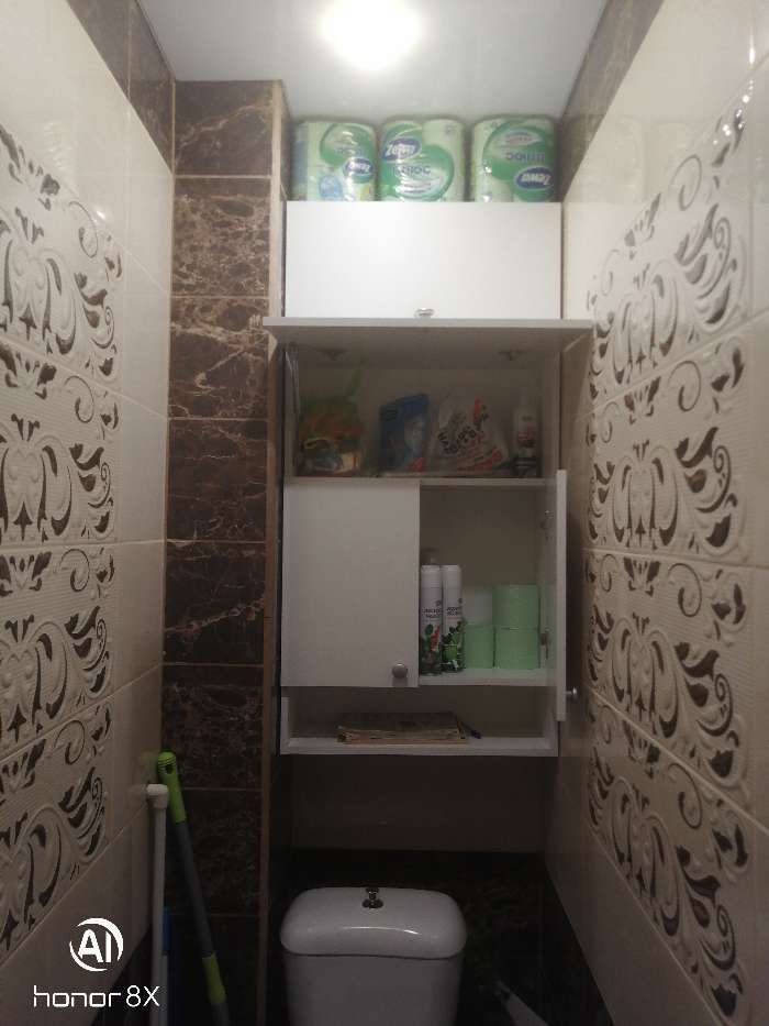 Фотография покупателя товара Шкаф подвесной для ванной комнаты,  60 х 24 х 120 см - Фото 31