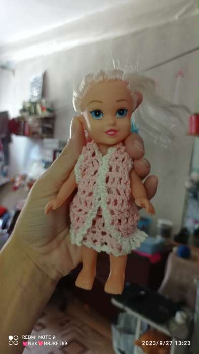 Фотография покупателя товара Жилет для куклы вязаный, цвета МИКС - Фото 1