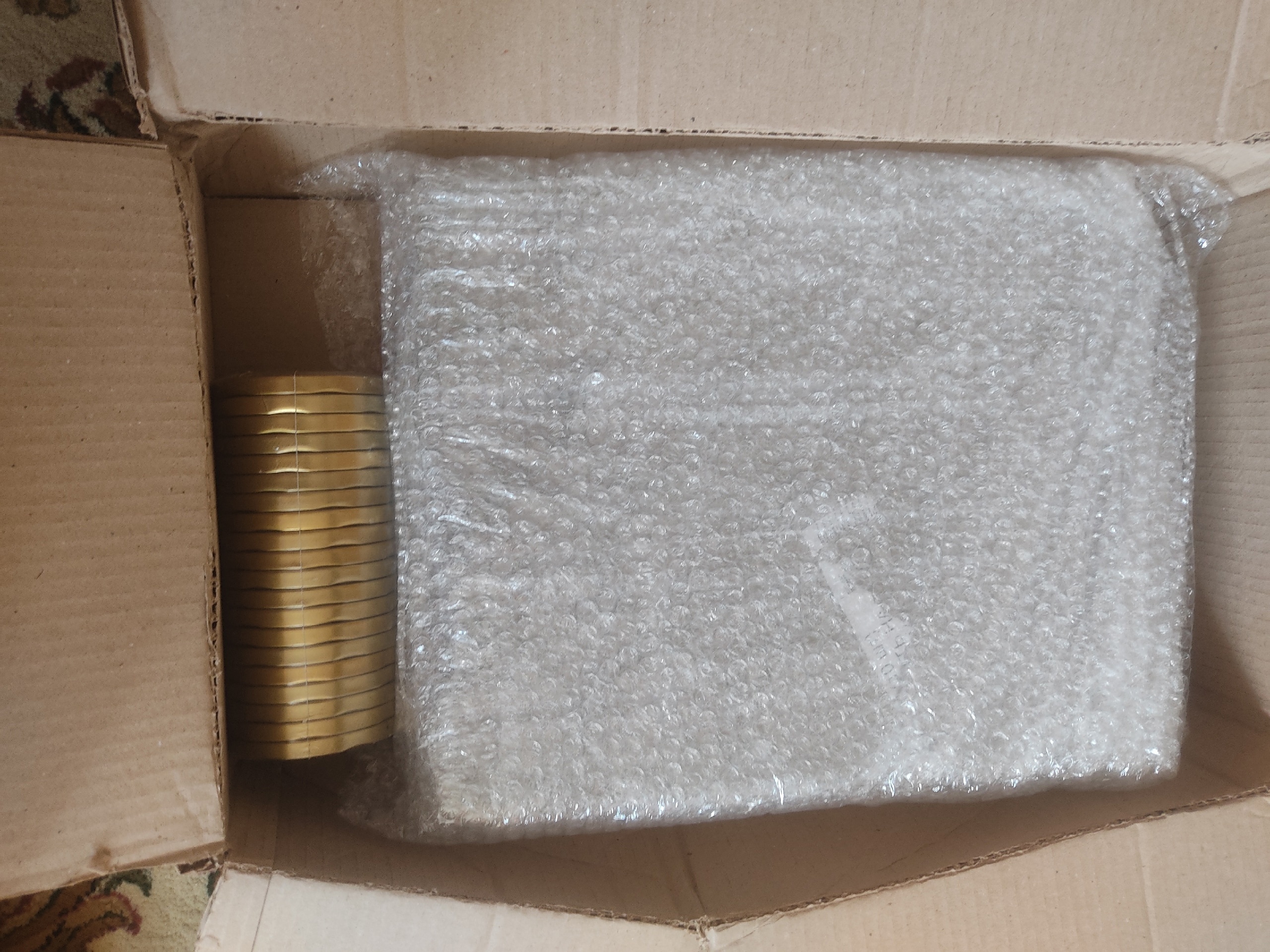 Фотография покупателя товара Крышка для консервирования Komfi, ТО-82 мм, металл, лак, упаковка 20 шт, цвет золотой - Фото 1