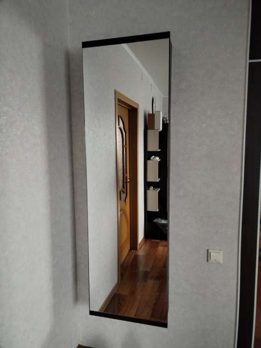 Фотография покупателя товара Шкаф пенал «Светлана», с зеркалом, с гладильной доской, 500×150×1740 мм, цвет дуб сонома - Фото 6