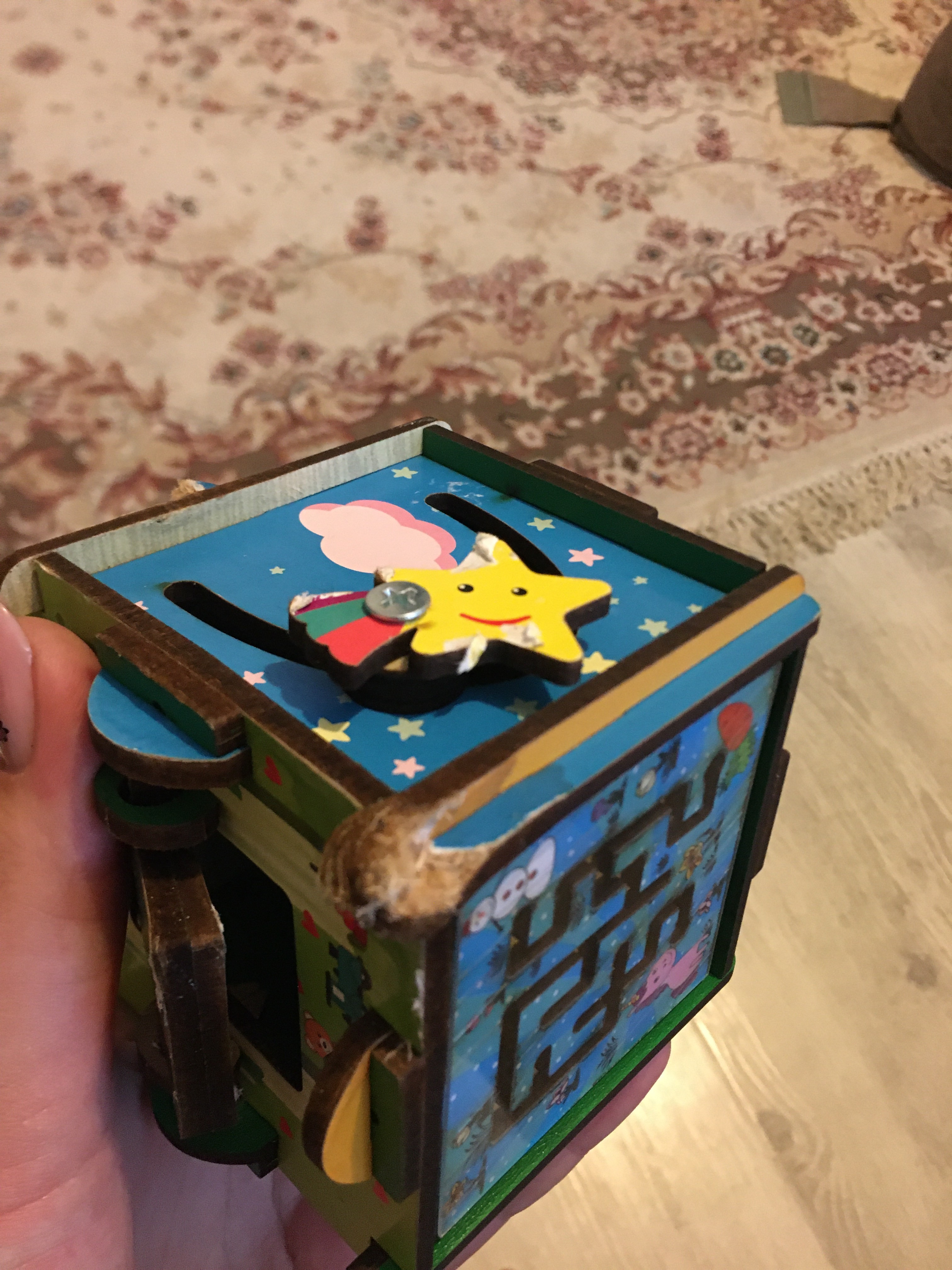 Фотография покупателя товара Развивающая игрушка для детей «Бизи-Куб», мини - Фото 2
