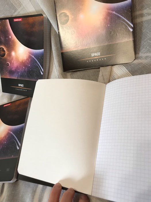 Фотография покупателя товара Тетрадь 96 листов в клетку ErichKrause "Вселенная", обложка мелованный картон, блок офсет, МИКС - Фото 1