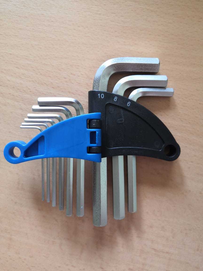 Фотография покупателя товара Набор ключей шестигранных ТУНДРА, CrV, 1.5 - 10 мм, 9 шт.