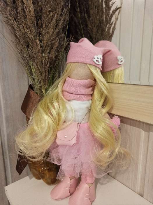 Фотография покупателя товара Набор для шитья. Интерьерная кукла «Энни», 30 см