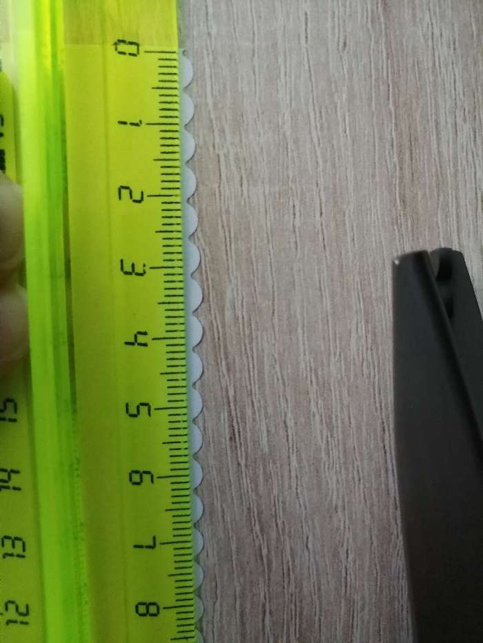 Фотография покупателя товара Ножницы «Волна», 9", 23 см, шаг - 10 мм, цвет чёрный - Фото 8