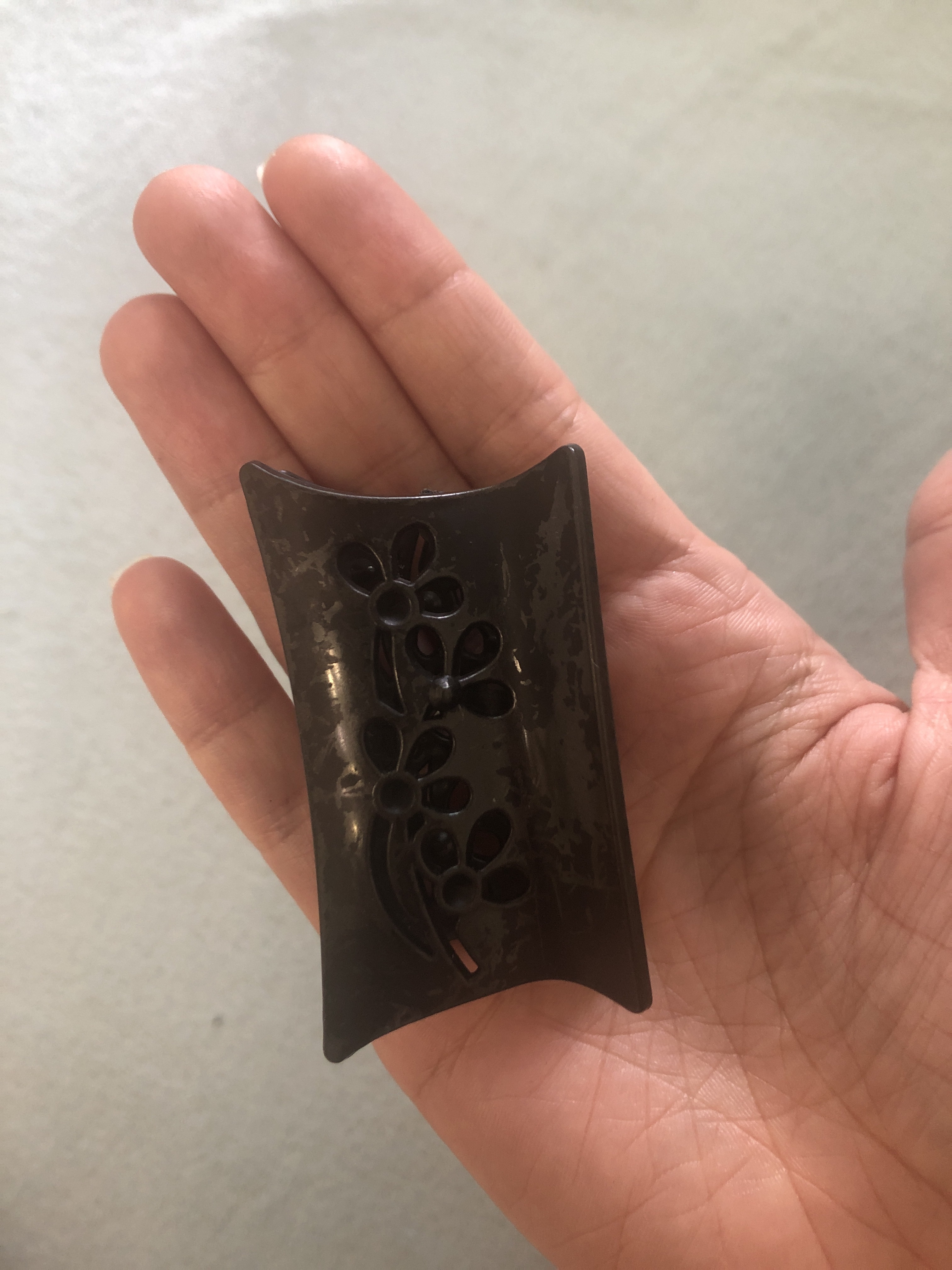 Фотография покупателя товара Крабик для волос «Ночка», цветы, 6.8 см, матовый и глянец, МИКС - Фото 5