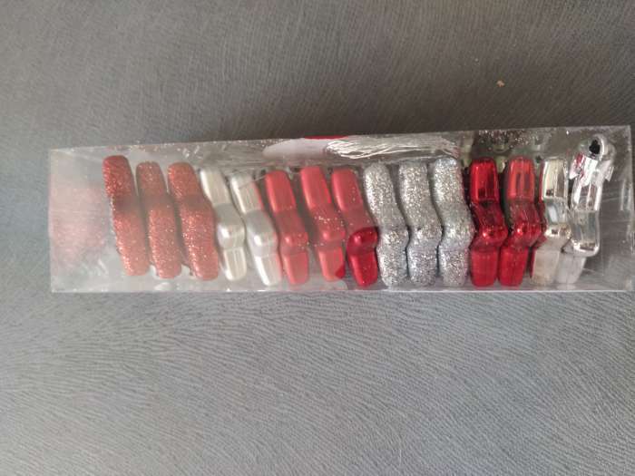 Фотография покупателя товара Ёлочные игрушки 15 шт. «Зимнее волшебство. Звёздочки ассорти» пластик, 3.5 см, МИКС - Фото 2