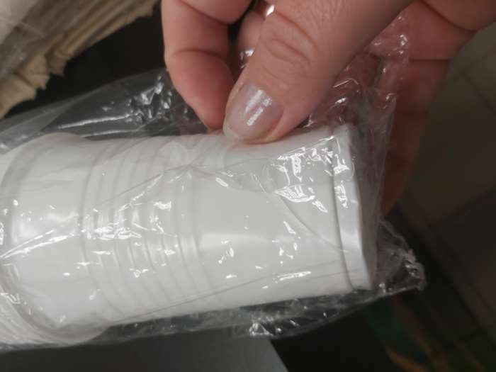 Фотография покупателя товара Стакан одноразовый пластиковый "Белый" 200 мл - Фото 25