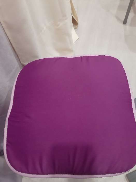 Фотография покупателя товара Набор подушек на стул - 2 шт., размер 34х34 см, цвет Фиолетовый - Фото 1