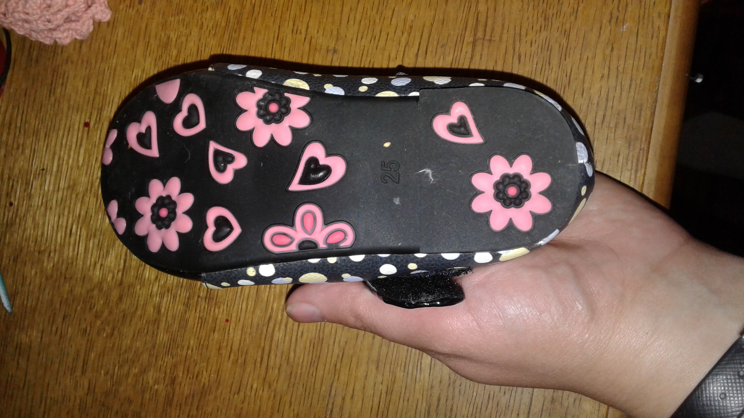 Фотография покупателя товара Туфли детские MINAKU, цвет чёрный/горошек, размер 25