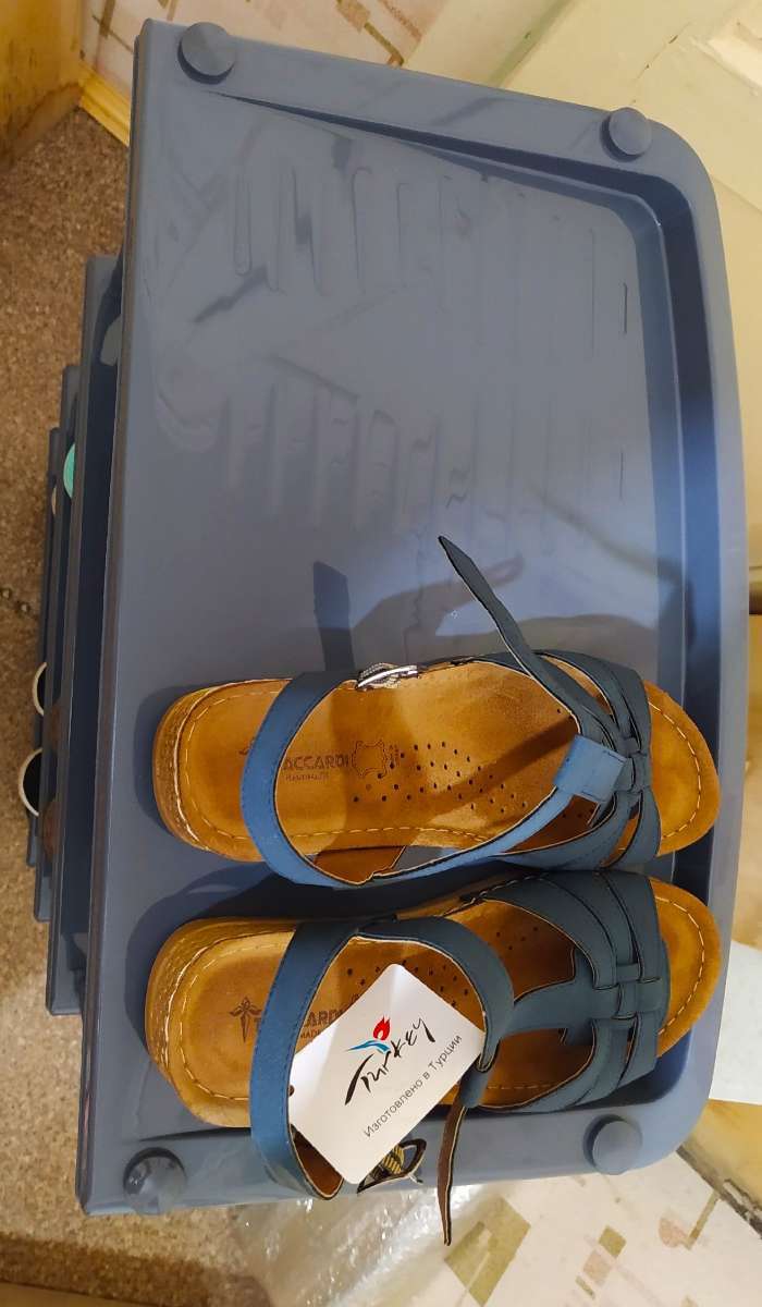 Фотография покупателя товара Этажерка для обуви, 4 яруса, 50×31×96 см, цвет МИКС - Фото 6
