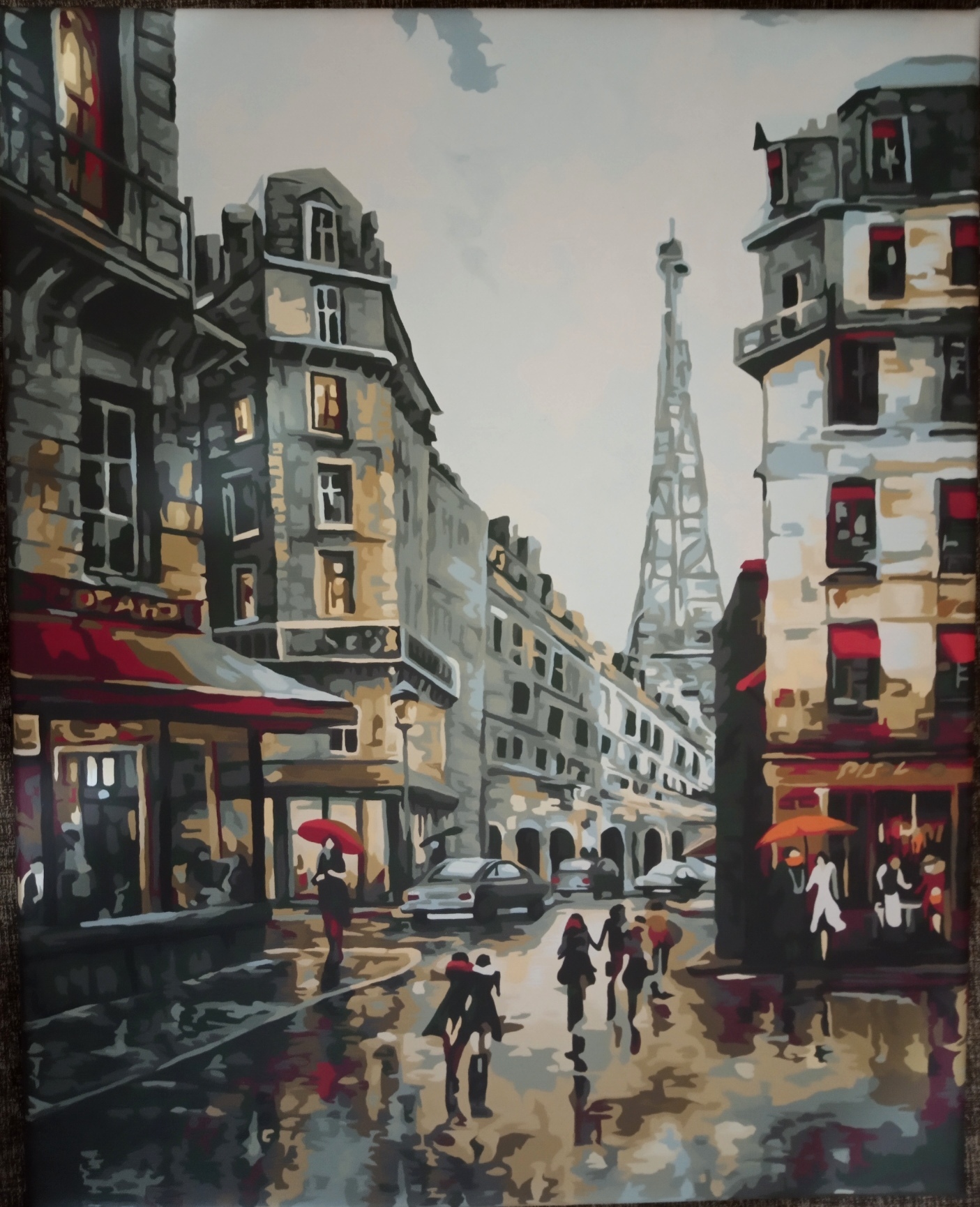 Фотография покупателя товара Картина по номерам «Парижские будни» 40×50 см - Фото 1