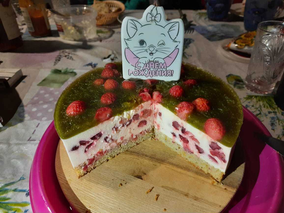 Фотография покупателя товара Свеча в торт «С Днём Рождения!», Коты аристократы, 72 х 100 мм - Фото 1