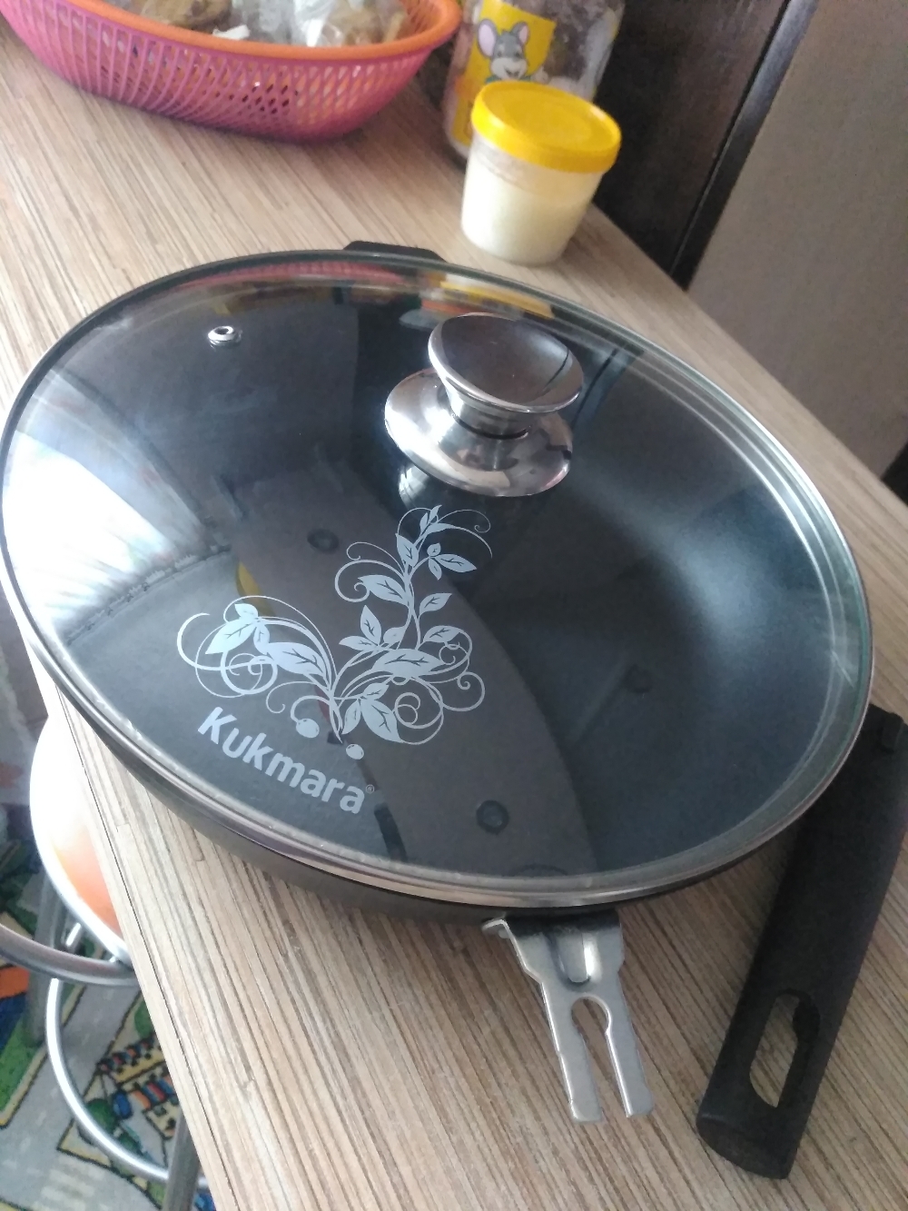 Фотография покупателя товара Набор кухонной посуды «Традиция №10», крышка, антипригарное покрытие, цвет чёрный - Фото 3
